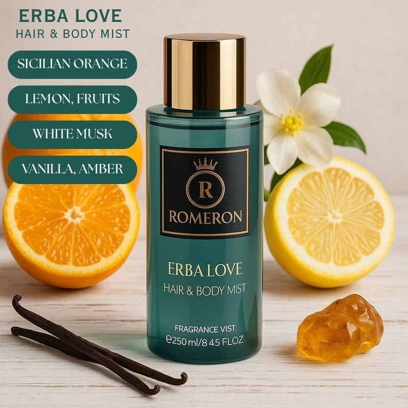 Σπρέι μαλλιών και σώματος ERBA LOVE